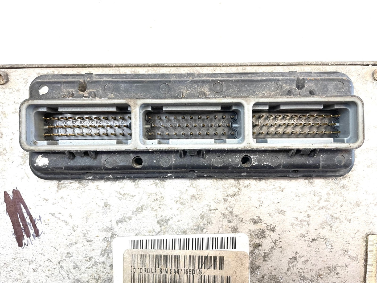 03 JEEP TJ Wrangler Computer 56044096AH ECM 4.0 six cylinder Automatic PCM ECU