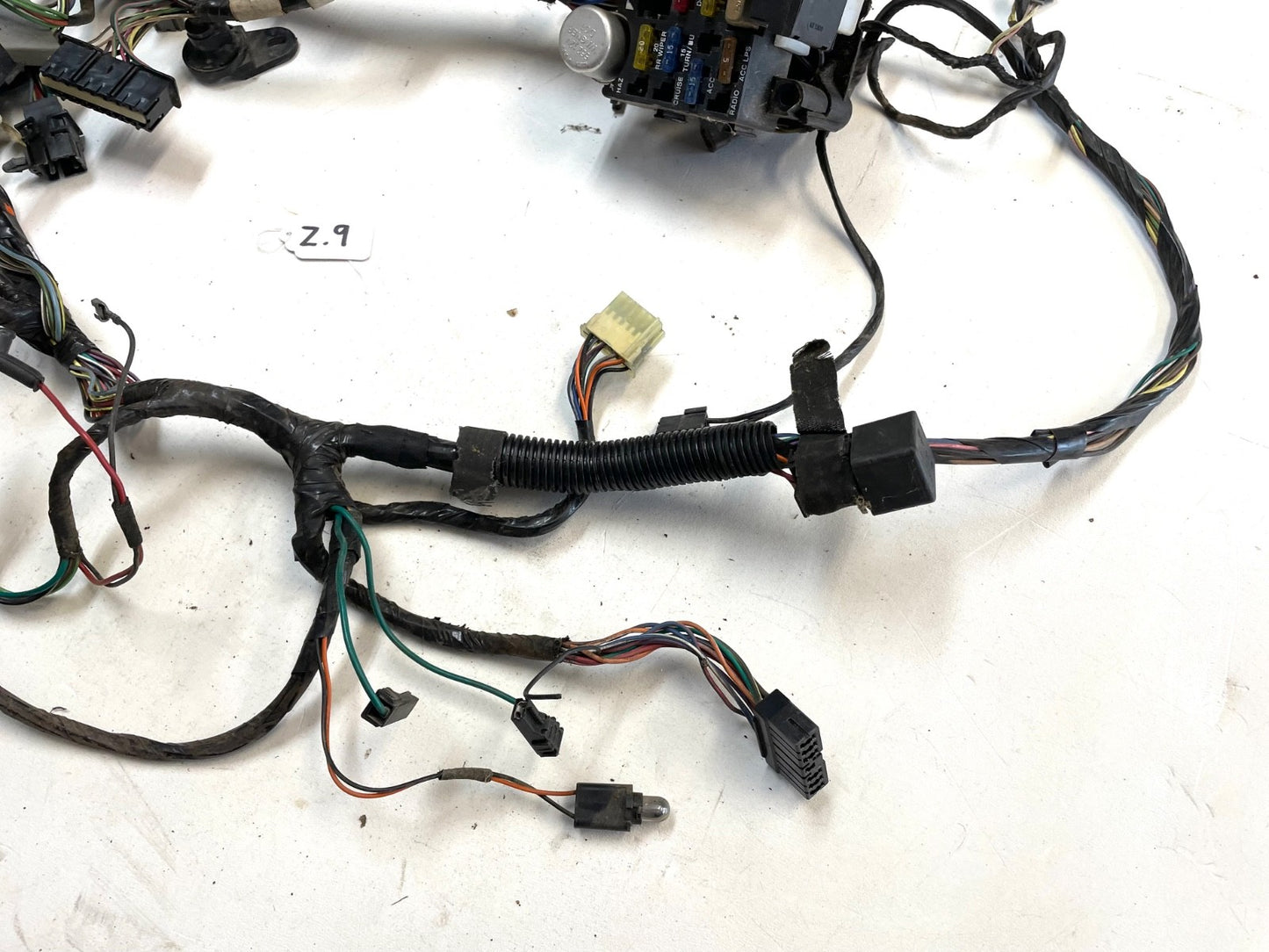 Jeep YJ Dash Wire Harness 92-95 Wrangler Wiring 2.5 4.0 10 pin FREE SHIP!