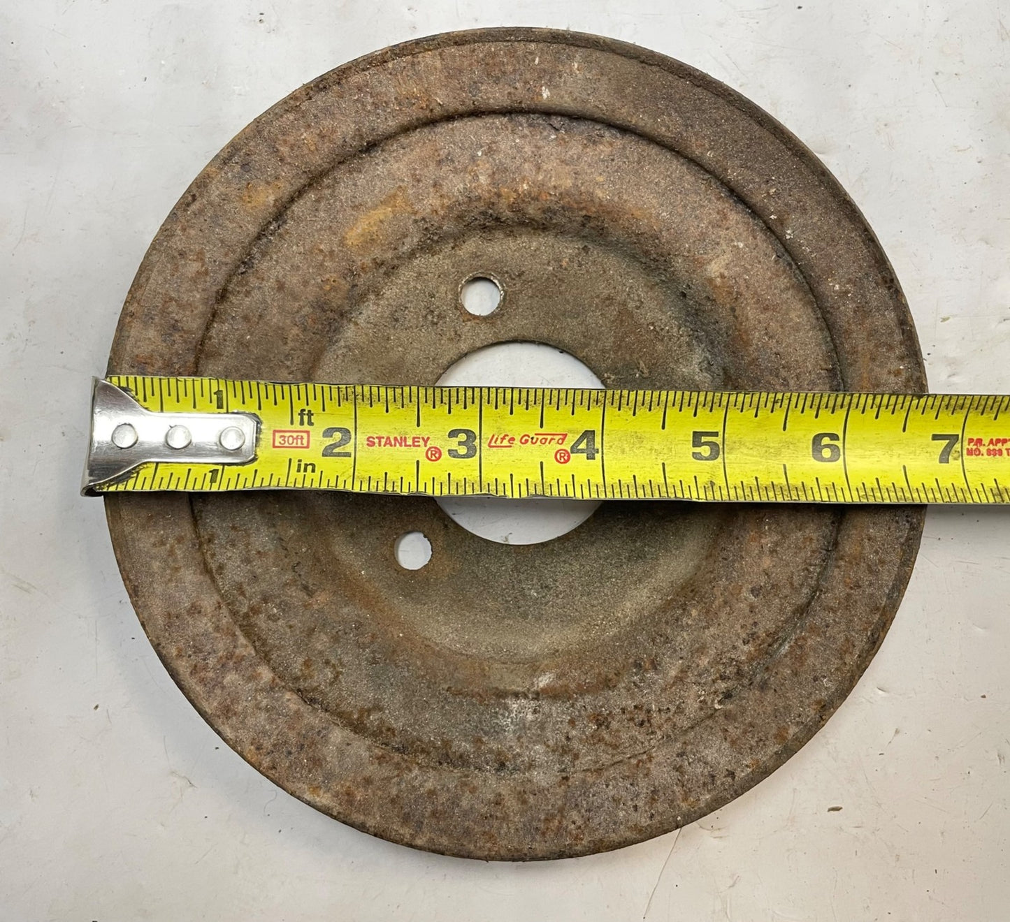 Jeep 4.2 six cylinder single groove crank pulley CJ5 CJ7 Cherokee Wagoneer J10