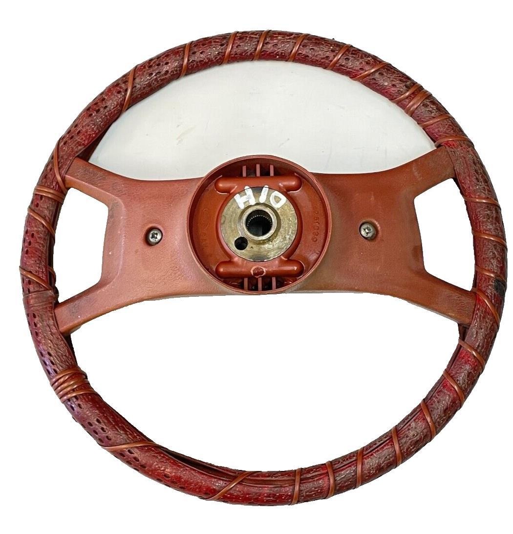 maroon AMC Jeep steering wheel J10 Cherokee Wagoneer Gremlin Spirit Pacer garnet