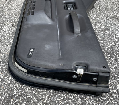 Jeep TJ Wrangler half doors black left right door fits 97-06 agate grey panels