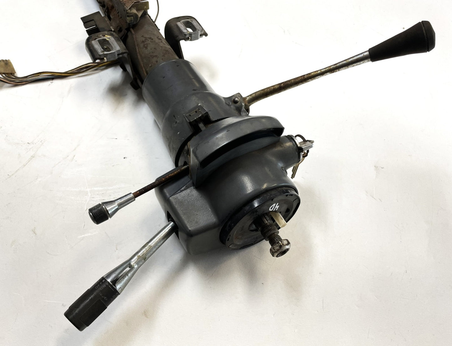 Jeep YJ Tilt Automatic Steering Column grey trim 87-95 Wrangler BOLT IN READY
