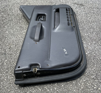 Jeep TJ Wrangler half doors black left right door fits 97-06 agate grey panels