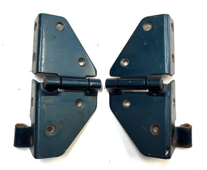 Jeep YJ Wrangler Windshield Hinges Driver Passenger Hinge 87-95 Emerald green