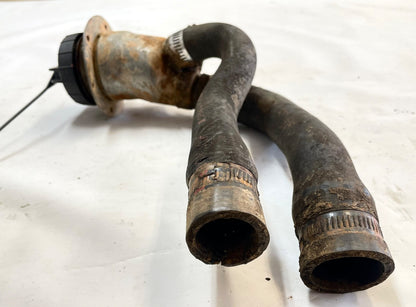 Jeep YJ gas filler neck with hoses cap 91-95 Wrangler FREE SHIPPING