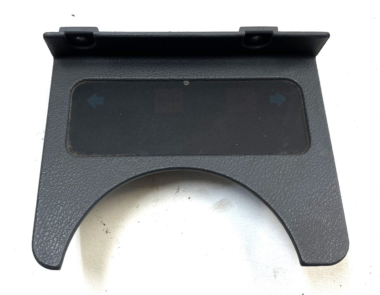 Jeep YJ grey warning light dash trim bezel Wrangler trouble lights gray column!