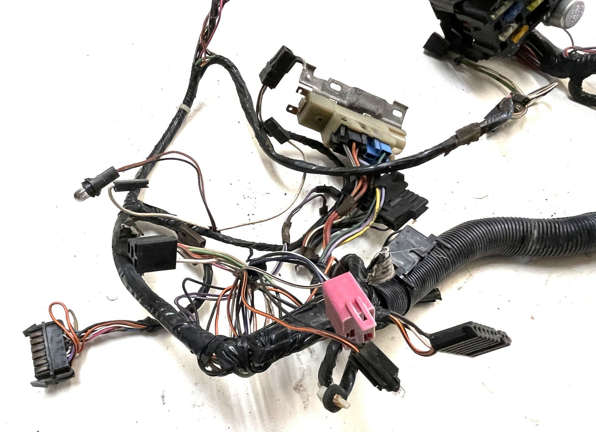 Jeep YJ Wrangler Dash wiring harness fits 87-90 wire fuse block gauges column
