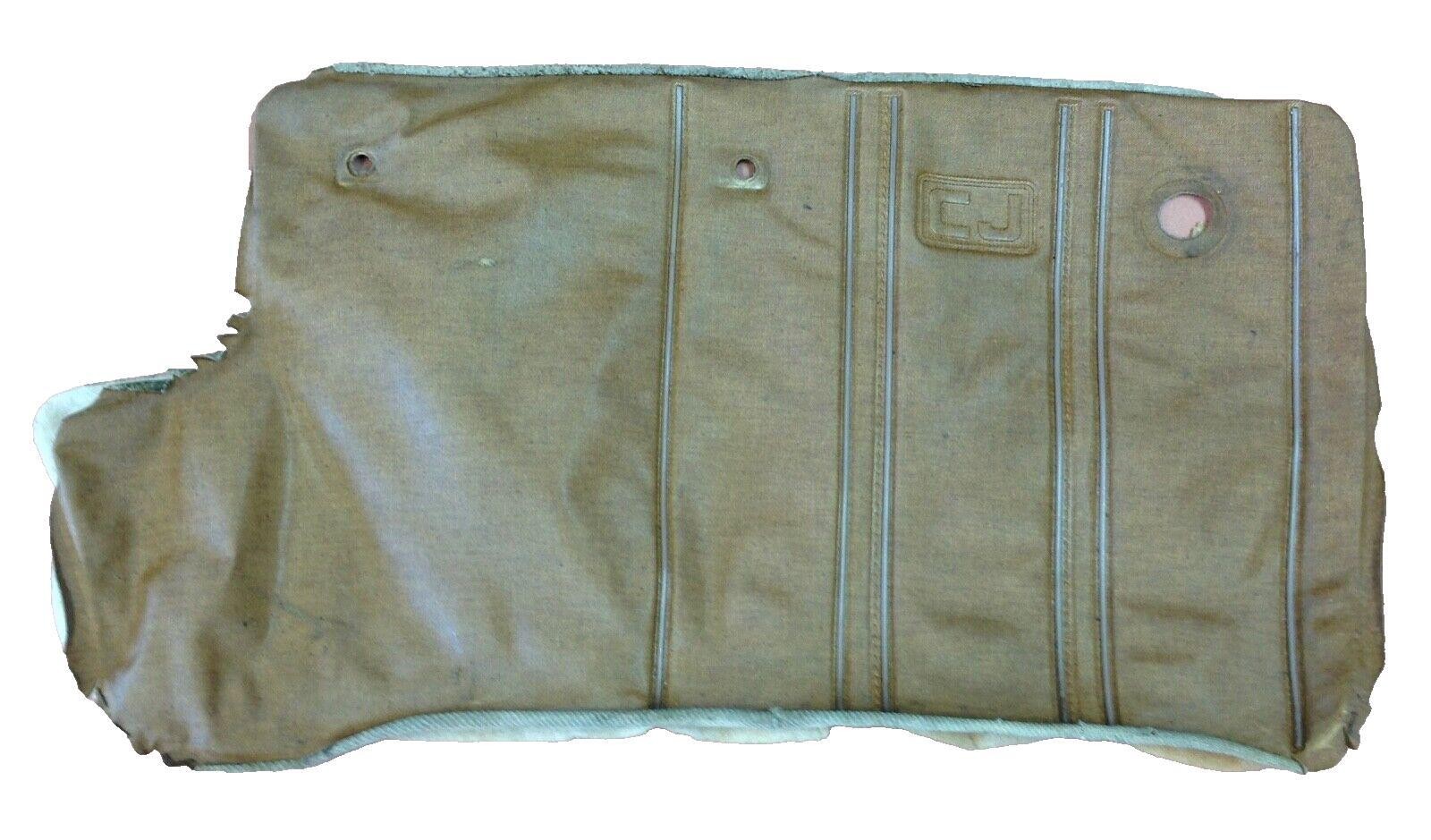 Jeep CJ7 early hard door interior panel vinyl Embossed tan spice FREE SHIP