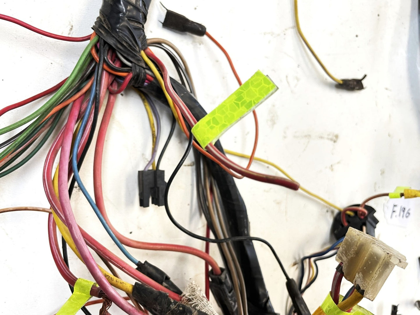 83-86 Jeep CJ5 CJ7 CJ8 dash wiring harness gauge panel fuse block PARTS HARNESS