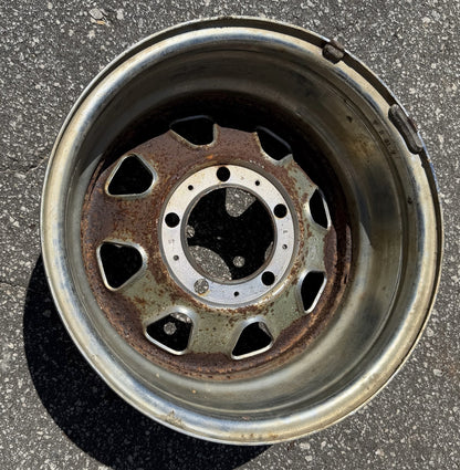 Jeep CJ factory chrome wheel 15"x 7" CJ5 CJ7 CJ8  Laredo 1985
