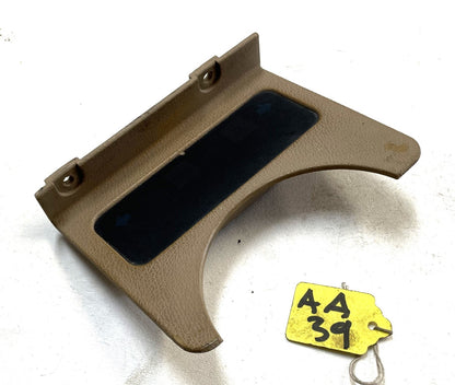 Jeep YJ warning light dash trim bezel 87-91 Wrangler trouble lights sand tan