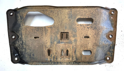 Jeep YJ transmission crossmember metal Mount Skid Plate Belly Pan 87-95 Wrangler