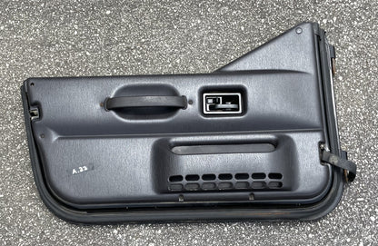 Jeep TJ Wrangler half doors black left right door fits 97-06 agate grey panels