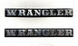 Jeep YJ Wrangler Factory OEM Emblems Badges Decals Emblem Badge Logo NICE
