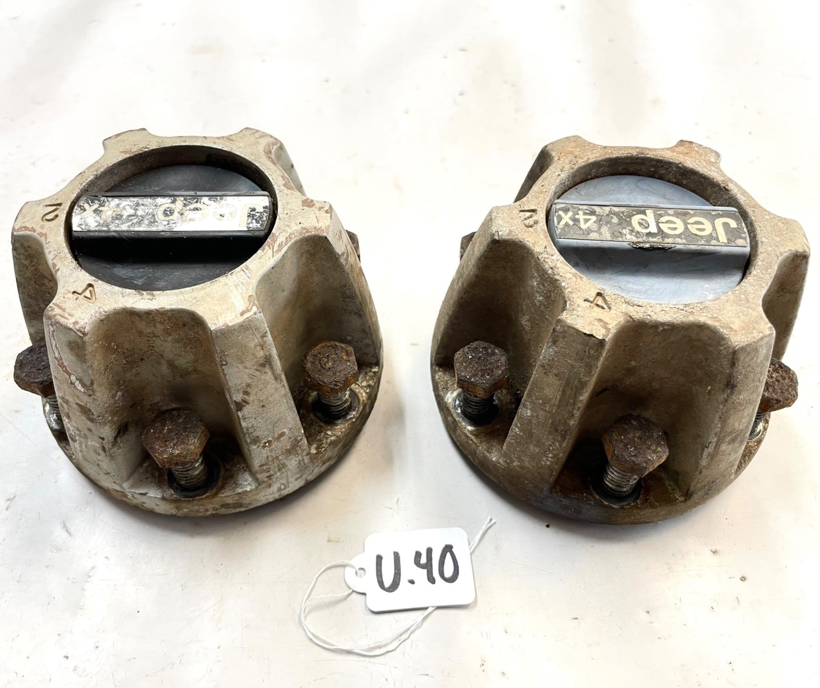 Jeep 6 bolt locking hubs CJ CJ5 CJ7 27 spline dana 30 front axle 27 spline OE