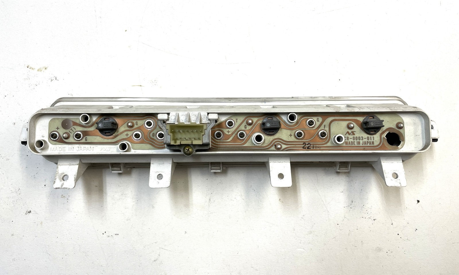 Jeep YJ Center Gauge Cluster WRANGLER 92-95 Fuel Temp Oil Pressure Volt