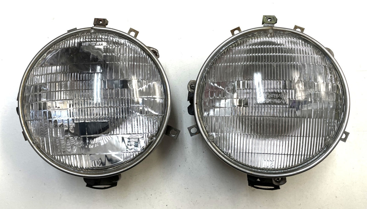 72-86 Jeep CJ headlight buckets CJ5 CJ7 CJ8 headlights basket adjuster grille