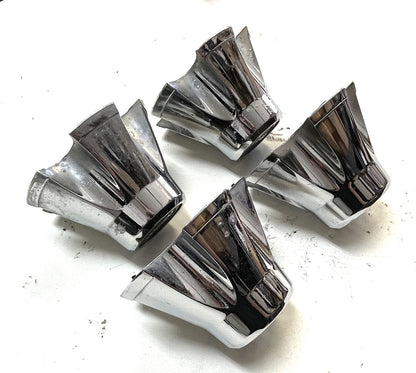 Jeep CJ Center Caps CJ5 CJ7 FACTORY Chrome Wheel Centers Laredo Cap FREE SHIP