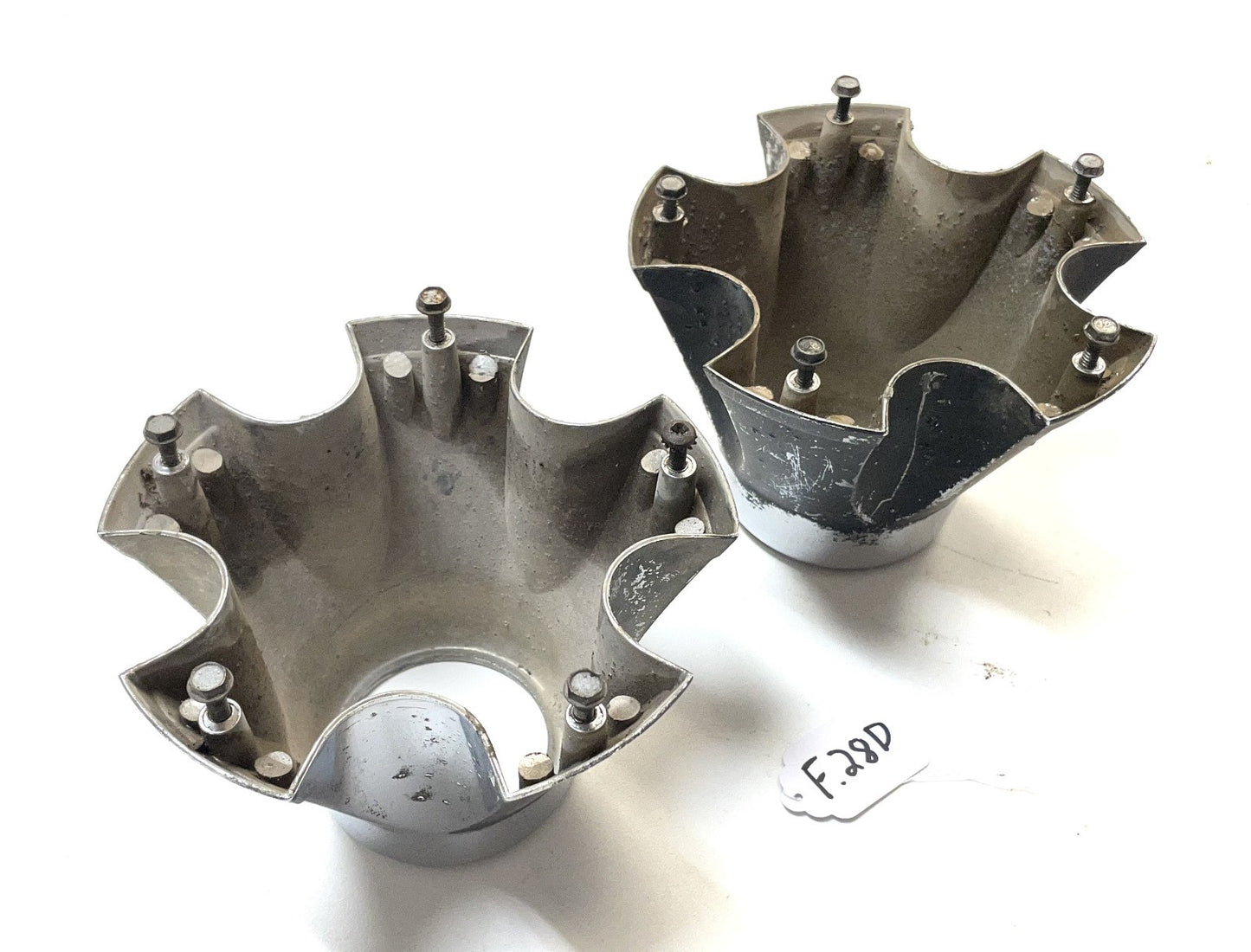 Jeep Laredo Chrome Center Caps Front Wheels CJ5 CJ7 CJ8 AMC Cap Wheel Centers !