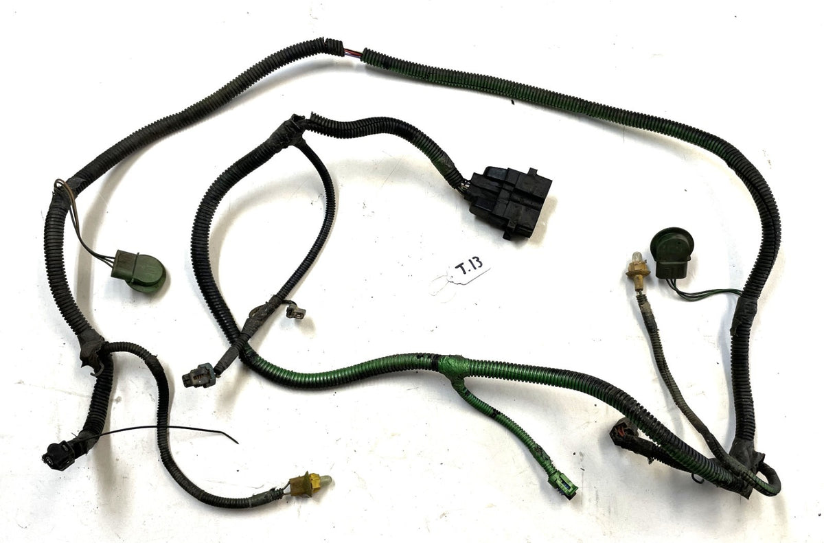 94 - 95 Jeep YJ Wrangler headlight wire harness grill wiring turn signal horn