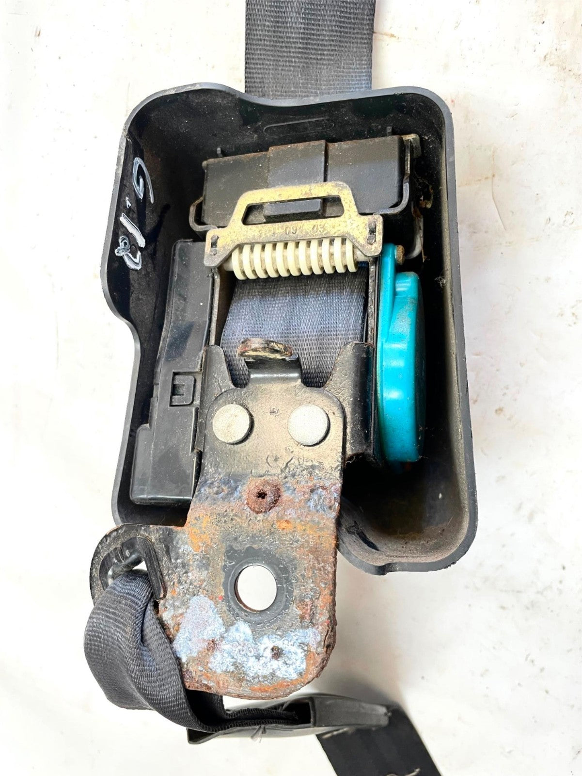 Jeep YJ Wrangler front seat belt shoulder harness Passenger Right fits 92-95
