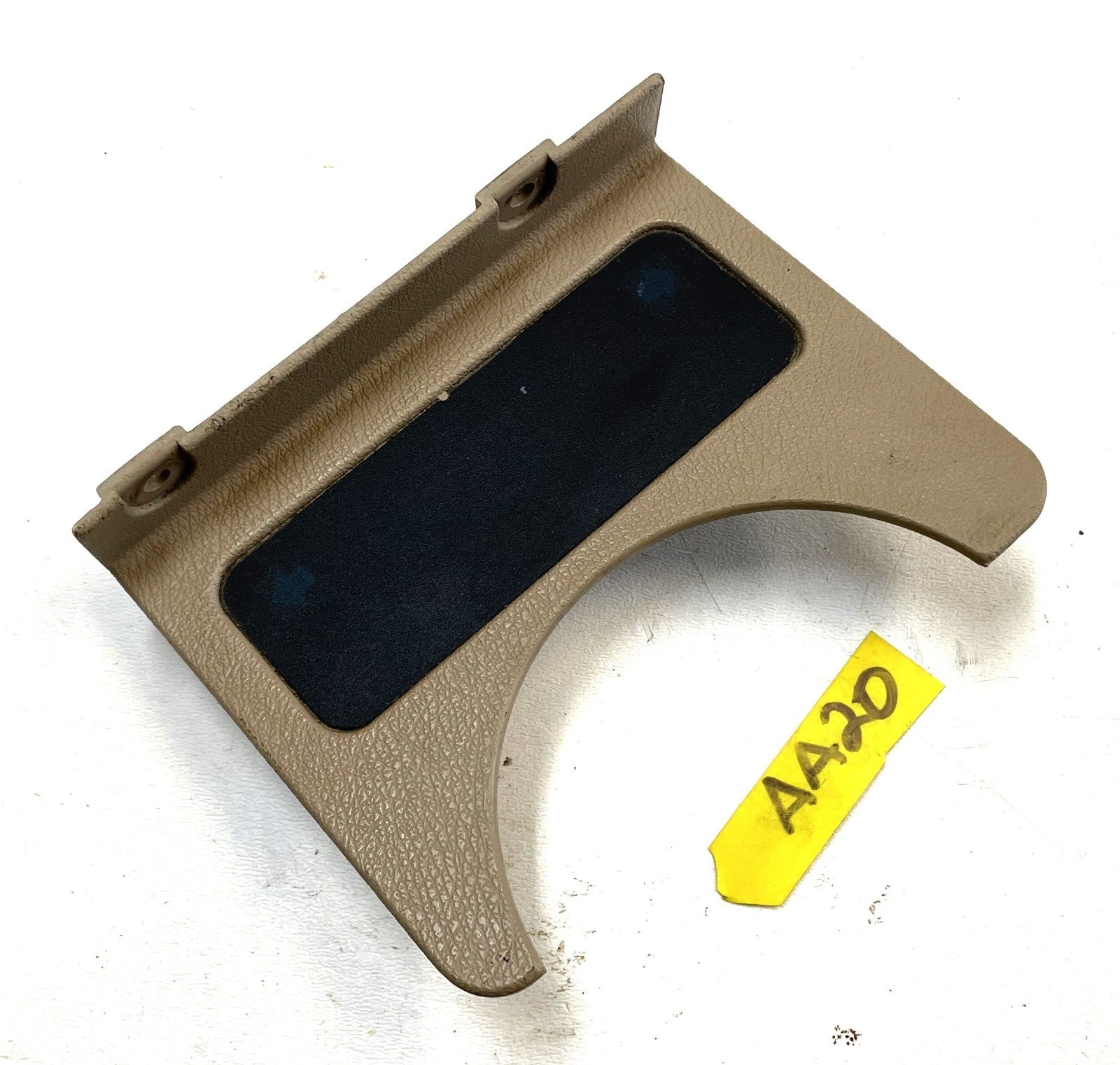 Jeep YJ warning light dash trim bezel 87-91 Wrangler trouble lights sand tan