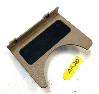 Jeep YJ warning light dash trim bezel 87-91 Wrangler trouble lights sand tan