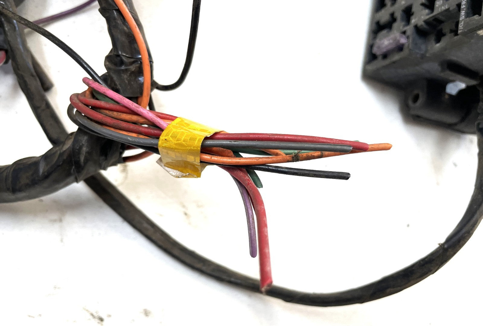 83-86 Jeep CJ dash wire harness CJ5 CJ7 wiring under gauge panel fuse block