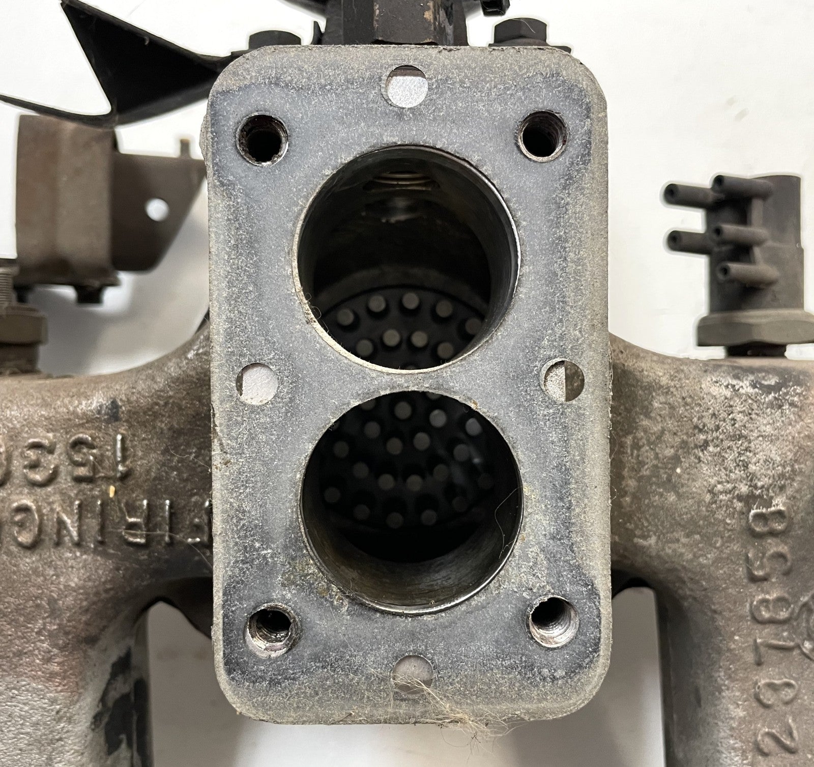 Jeep 4.2 Intake Manifold YJ CJ5 CJ7 CJ8 2 Barrel Aluminum AMC 258 EF3237858 Carb