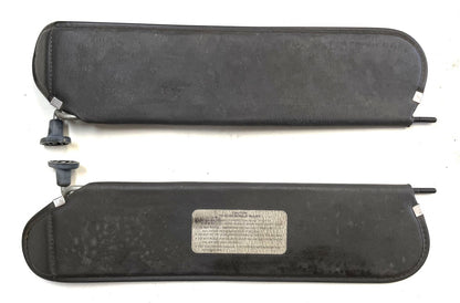 Jeep TJ Agate sun visors left right pair dark grey 97-02 Wrangler!!