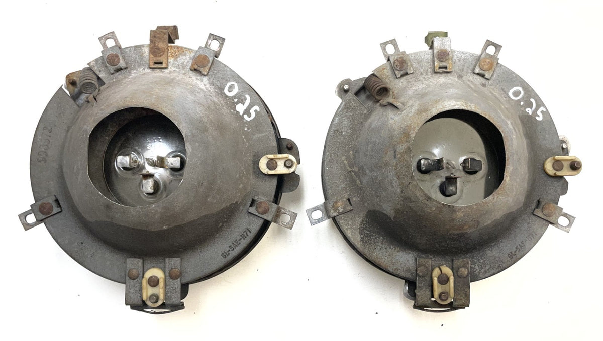 72-86 Jeep CJ headlight buckets CJ5 CJ7 CJ8 headlights basket adjuster grille