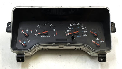 Jeep Wrangler TJ Gauge Cluster 56047016AE Tachometer Speedometer 260k fits 03 04