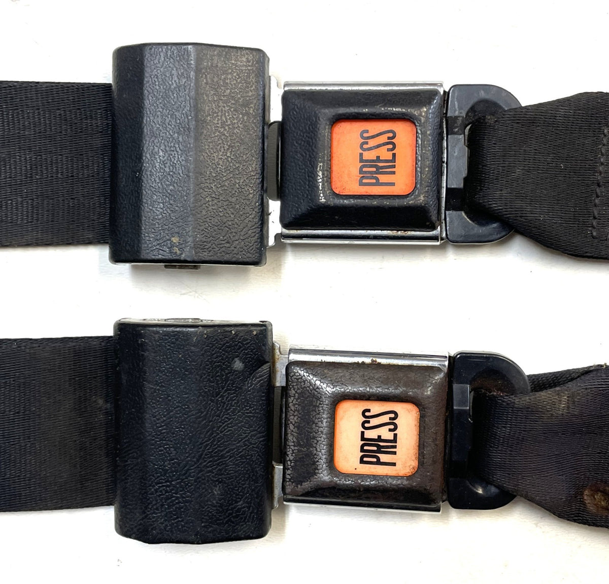 Jeep YJ CJ Rear seat lap belts back seat belt CJ5 CJ7 CJ8 Wrangler Black