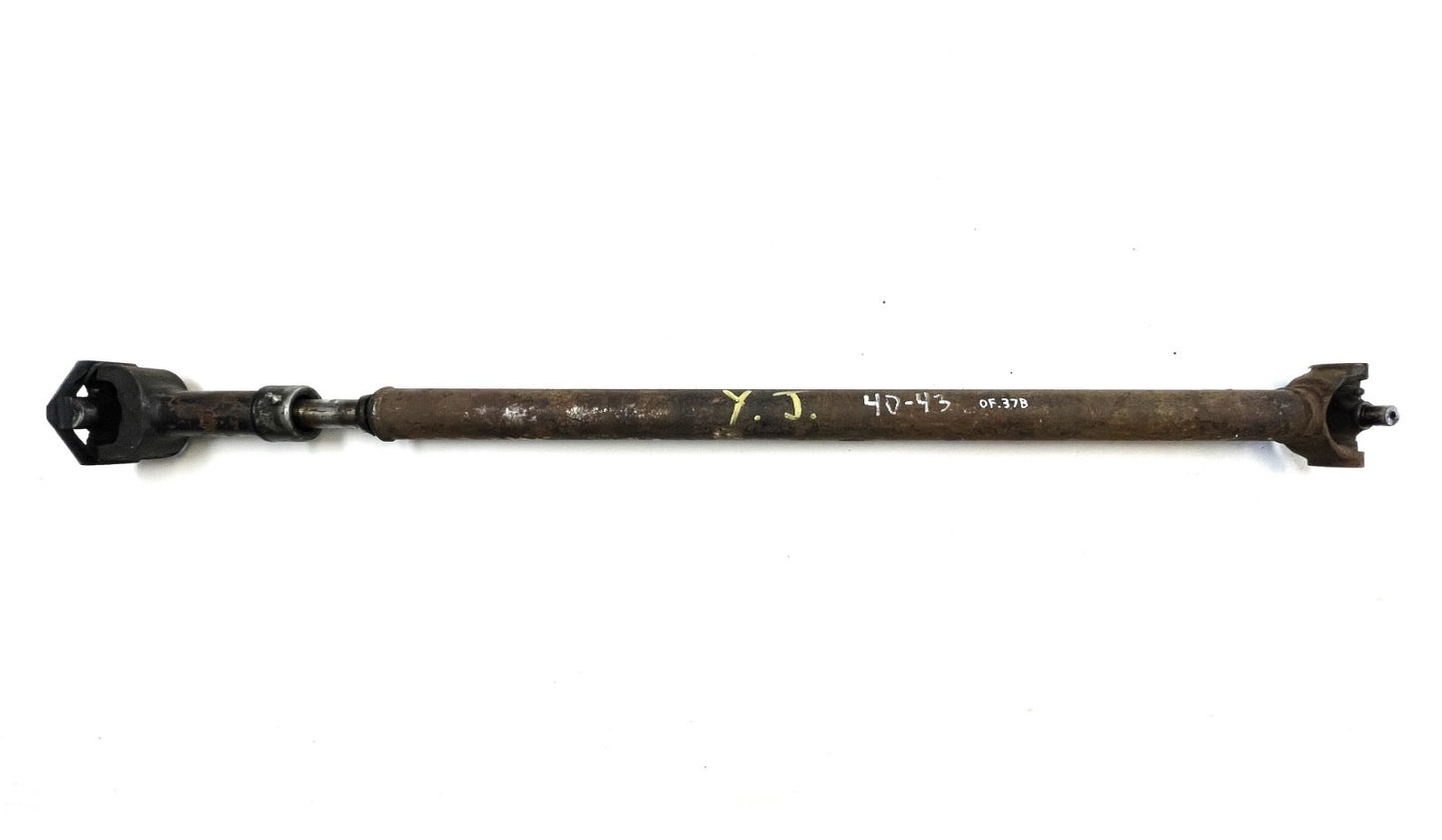 Jeep YJ Front Drive Shaft 4.0 6 Cylinder AX15 Manual  Wrangler 40"-43" fit 91-95