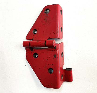 Jeep Wrangler windshield hinge 87-95 YJ left side FACTORY driver side Red