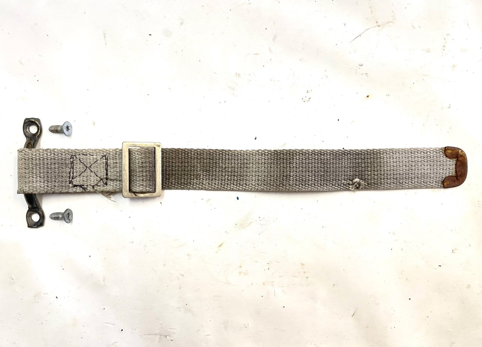Jeep CJ windshield tie down strap 76-86 CJ5 CJ7 CJ8 AMC footman loop screws