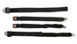 Jeep YJ CJ Rear seat lap belts back seat belt CJ5 CJ7 CJ8 Wrangler Black