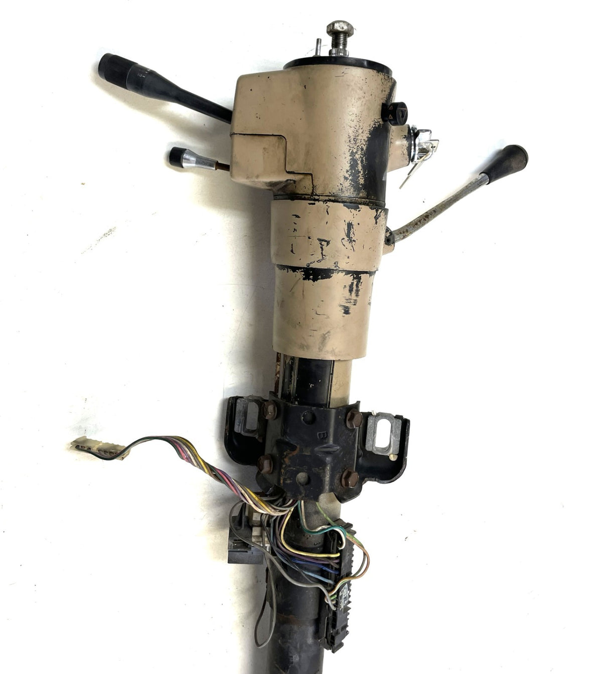 Jeep YJ Tilt Automatic Steering Column Tan Trim 87-95 Wrangler BOLT IN READY