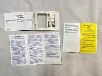 Jeep 03 Wrangler TJ Owners MANUAL and Maintenance log book RIGHT HAND DRIVE