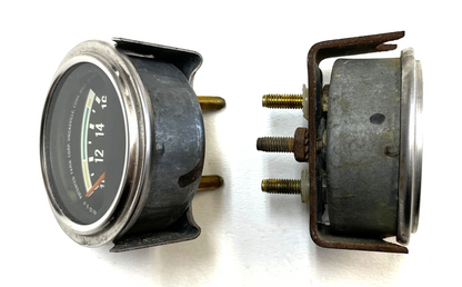 Jeep CJ Oil Pressure Volts Gauge Factory Faria CJ5 CJ7 CJ8 AMC Gauges Battery