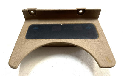 Jeep YJ warning light dash trim bezel 87-91 Wrangler trouble lights sand tan