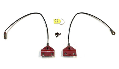 Jeep CJ7 CJ8 tailgate cable brackets tail gate bracket 76-86 FREE SHIPPING