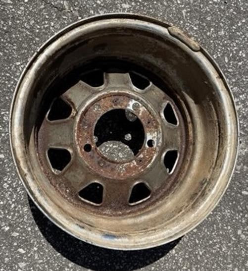 Jeep CJ factory chrome wheel 15"x 7" CJ5 CJ7 CJ8  Laredo 1985 !!