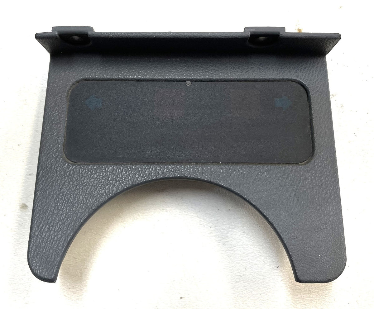 Jeep YJ grey warning light dash trim bezel Wrangler trouble lights gray column!