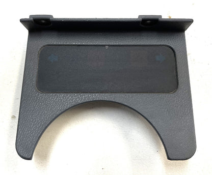 Jeep YJ grey warning light dash trim bezel Wrangler trouble lights gray column!