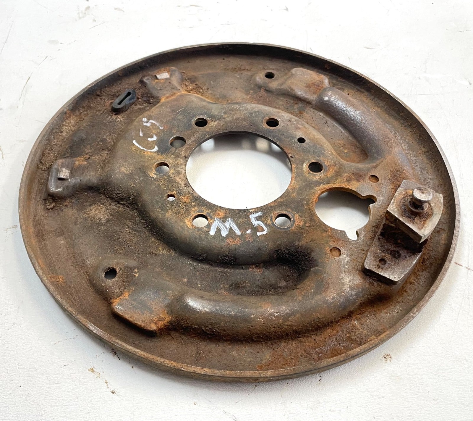 Jeep CJ5 Jeepster brake drum backing plate left right front back 10" brakes C101