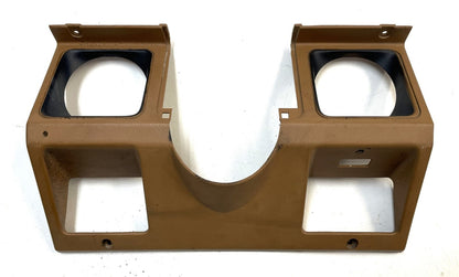 Jeep YJ dash trim 87-95 Wrangler grey glove box column radio OE dark gray