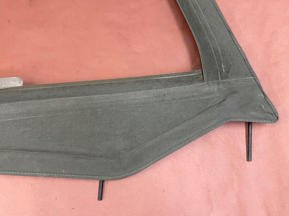 Jeep YJ Wrangler Sahara Green Half Door Upper Passenger metal frame Factory