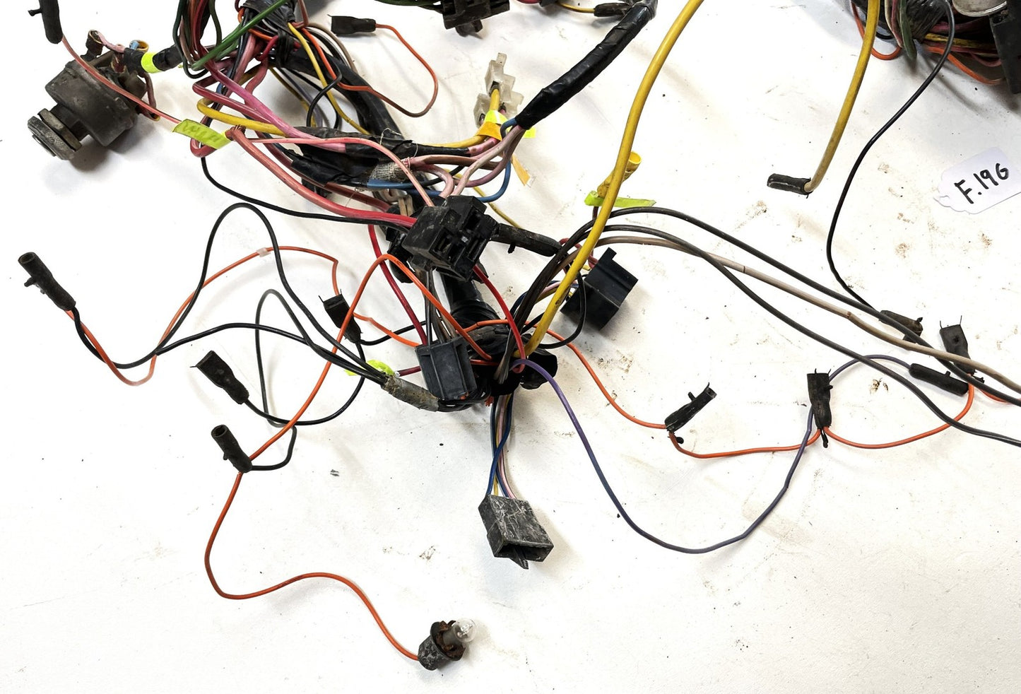 83-86 Jeep CJ5 CJ7 CJ8 dash wiring harness gauge panel fuse block PARTS HARNESS
