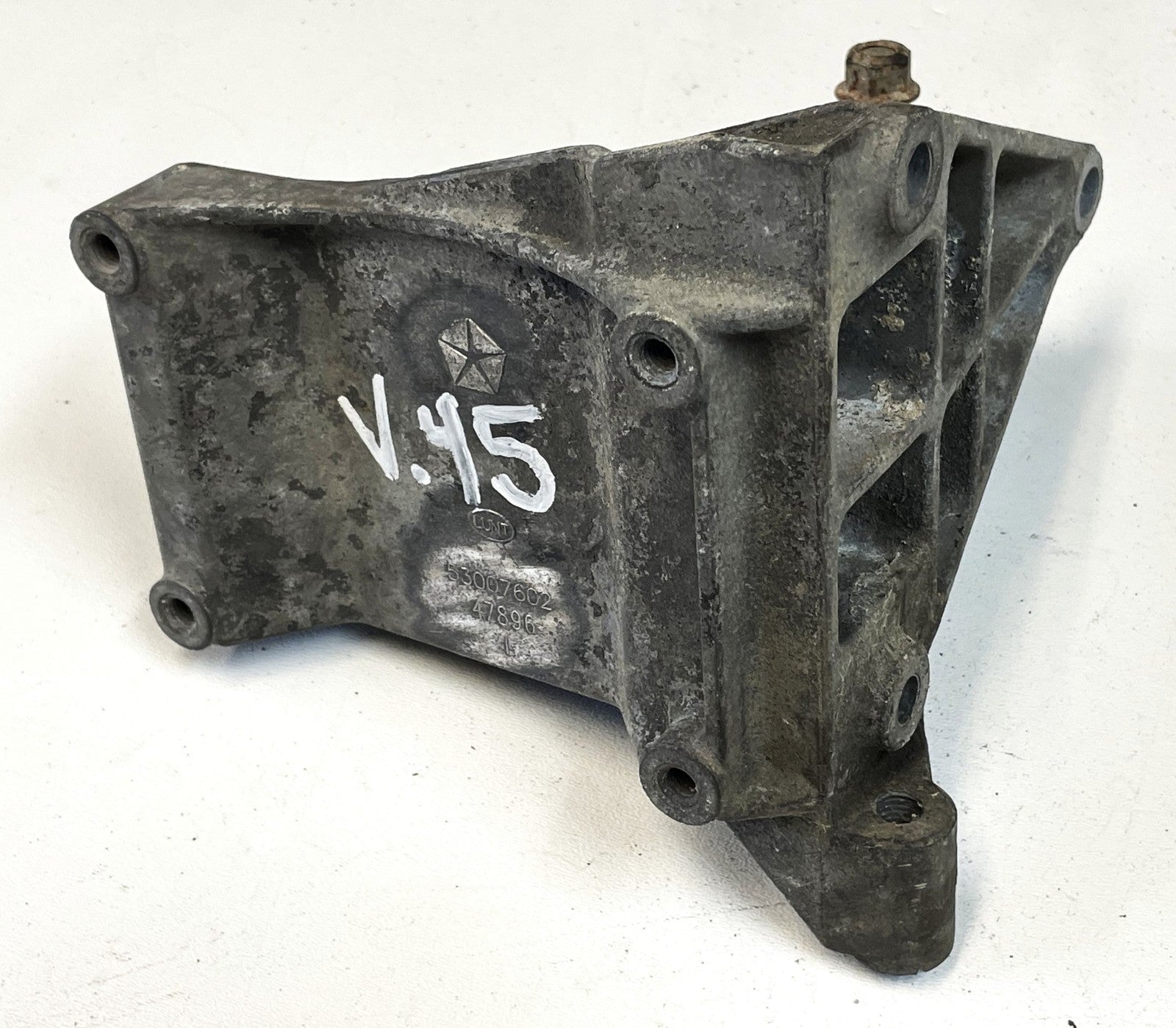 Jeep YJ Wrangler Upper Alternator AC 53007602 Air Compressor Mount Bracket